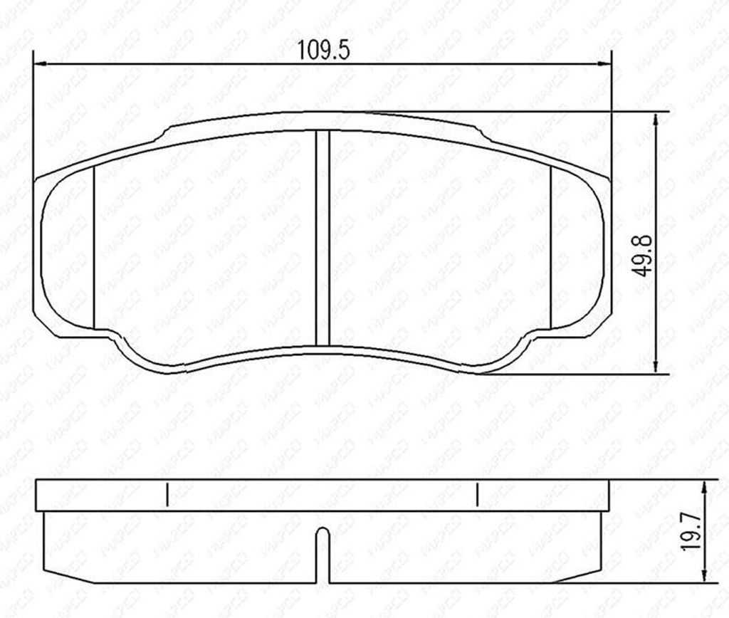 Scheibenbremsbelagsatz HA, FIAT DUCATO (230), CITROEN JUMPER (230), PEUGEOT BOXE