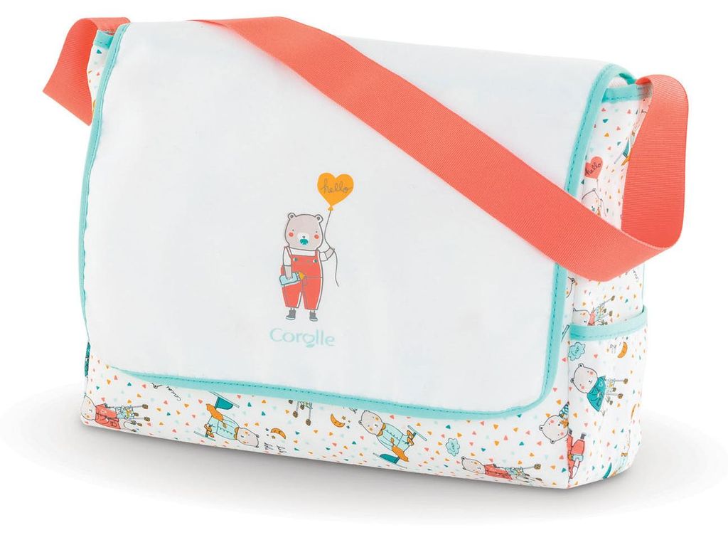 Corolle Mon Grand Poupon - Puppen Wickeltasche mit Zubehör 36 cm