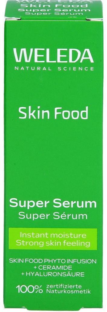WELEDA Skin Food Super Serum für intensive Feuchtigkeit und einen strahlenden Glow, 30 ml Lösung