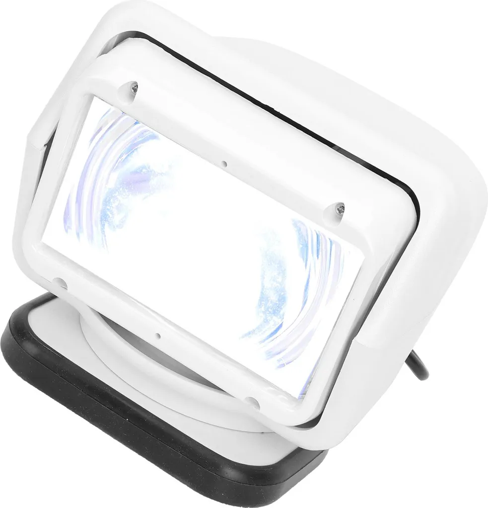 Spot Lumineux Extérieur HID 55W Étanche Blanc pour Bateau et Camion 24V