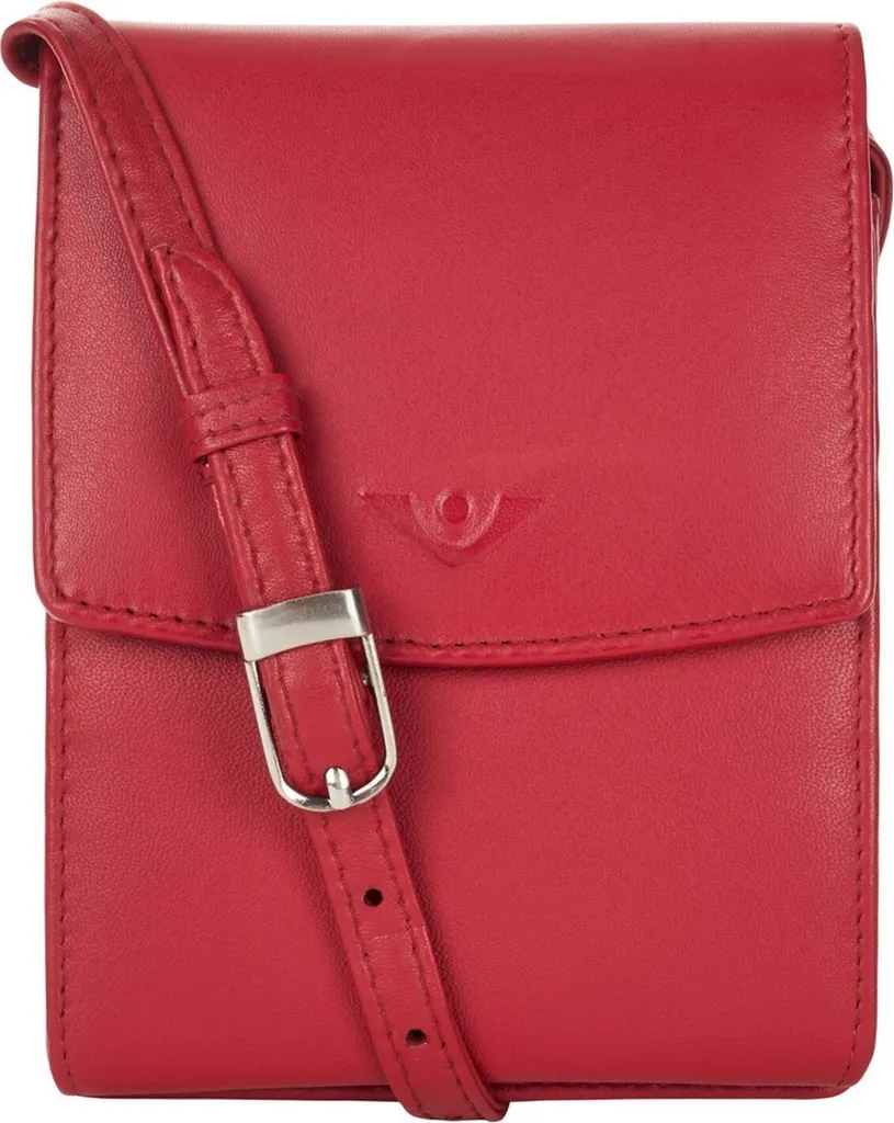 Petit Sac Rouge Adalie en Cuir Saffiano - Finition Luxe Cross Body VOi