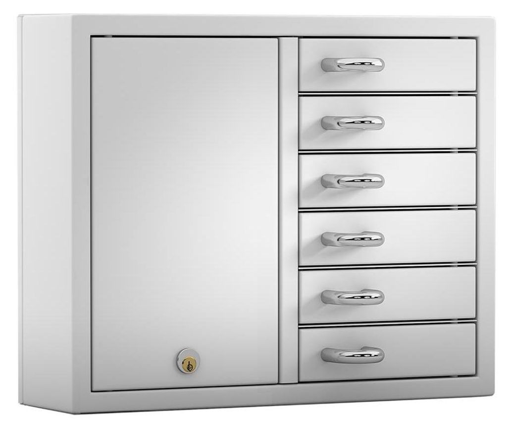 Erweiterungsmodul für die elektronischen Schlüsseltresore Basic und Plus, zur separaten Aufbewahrung von 6 Schlüsseln, auch für große und unf...