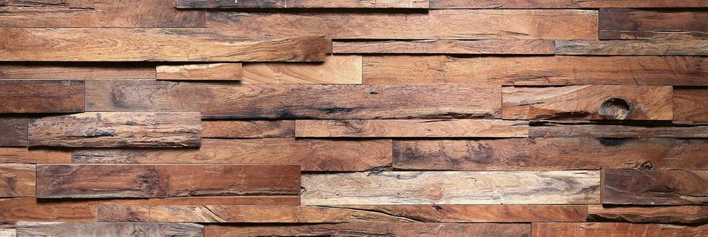 Wandaufkleber für die Küche DIMEX LINE 180x60 cm – hölzerne Küchenwand