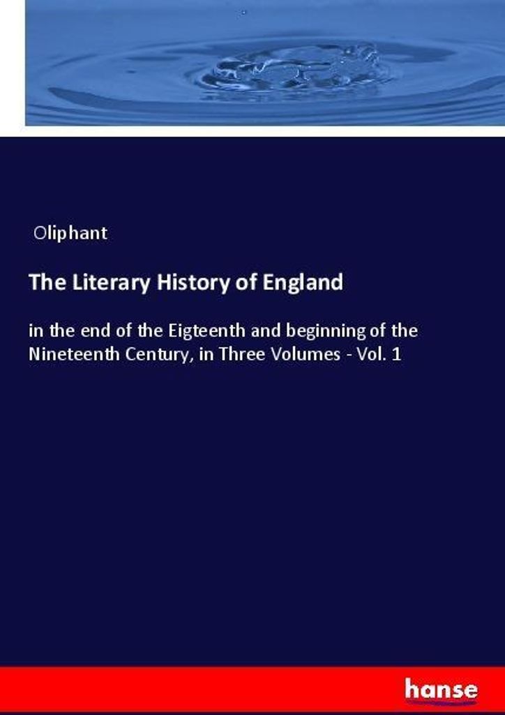 The Literary History of England