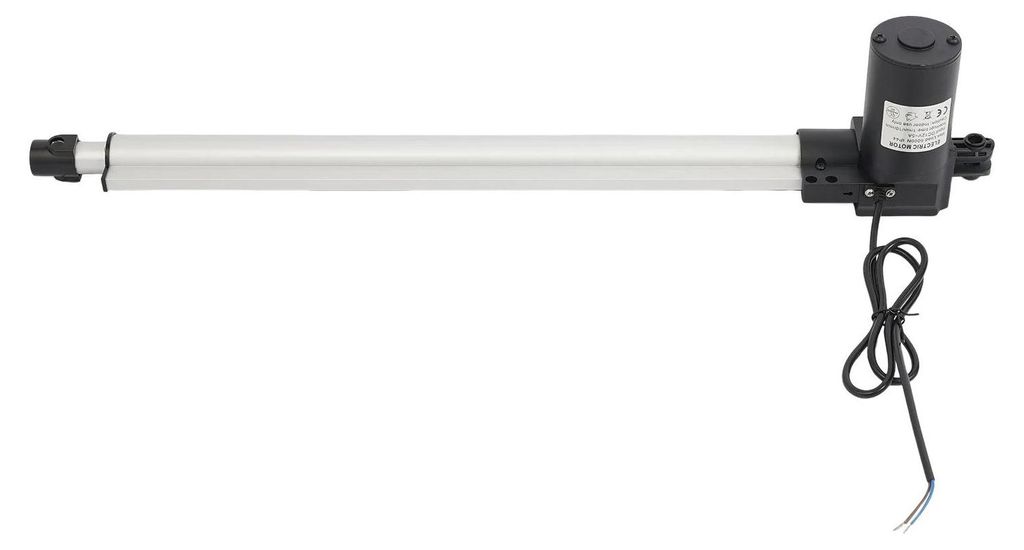 Linearantrieb - 12V DC Linearaktuator - Hub 500 mm - Schub 6000 N/Zug 4000 N - Geschwindigkeit 5 mm/s - Geräuschpegel 48 dB - Aluminium-Innenrohr