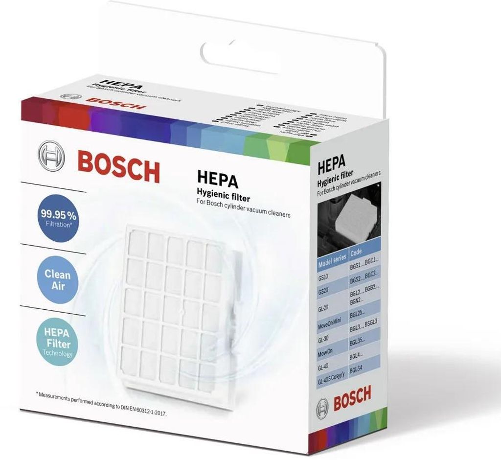 HEPA-hygiënefilter, wasbaar Productafbeelding 
