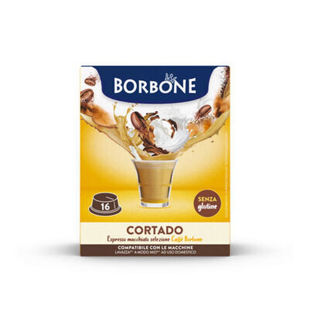 Caffè Borbone Cortado, Kaffeekapsel, Latte Macchiato, 4 g, A Modo Mio, Caffe Borbone, Lavazza A Modo Mio