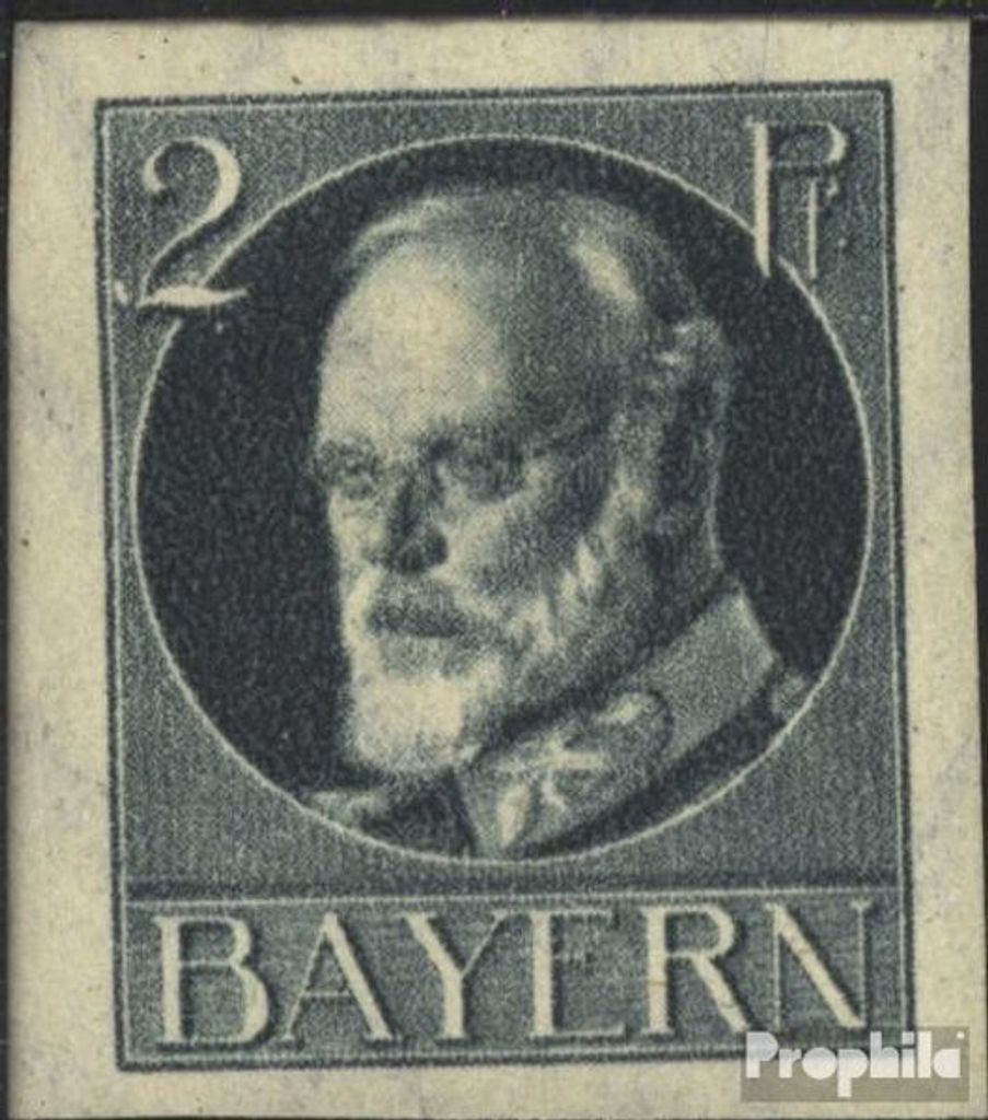 Briefmarken Bayern 1916 Mi 110B postfrisch König Ludwig III
