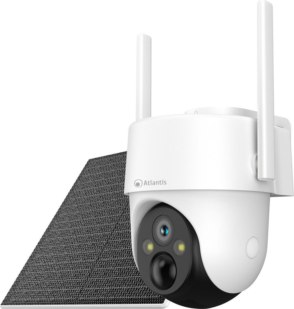 Atlantis Land Volta Pro 4G A16-VL70P-4G 3MP PTZ Wireless Outdoor IP Kamera Weiß