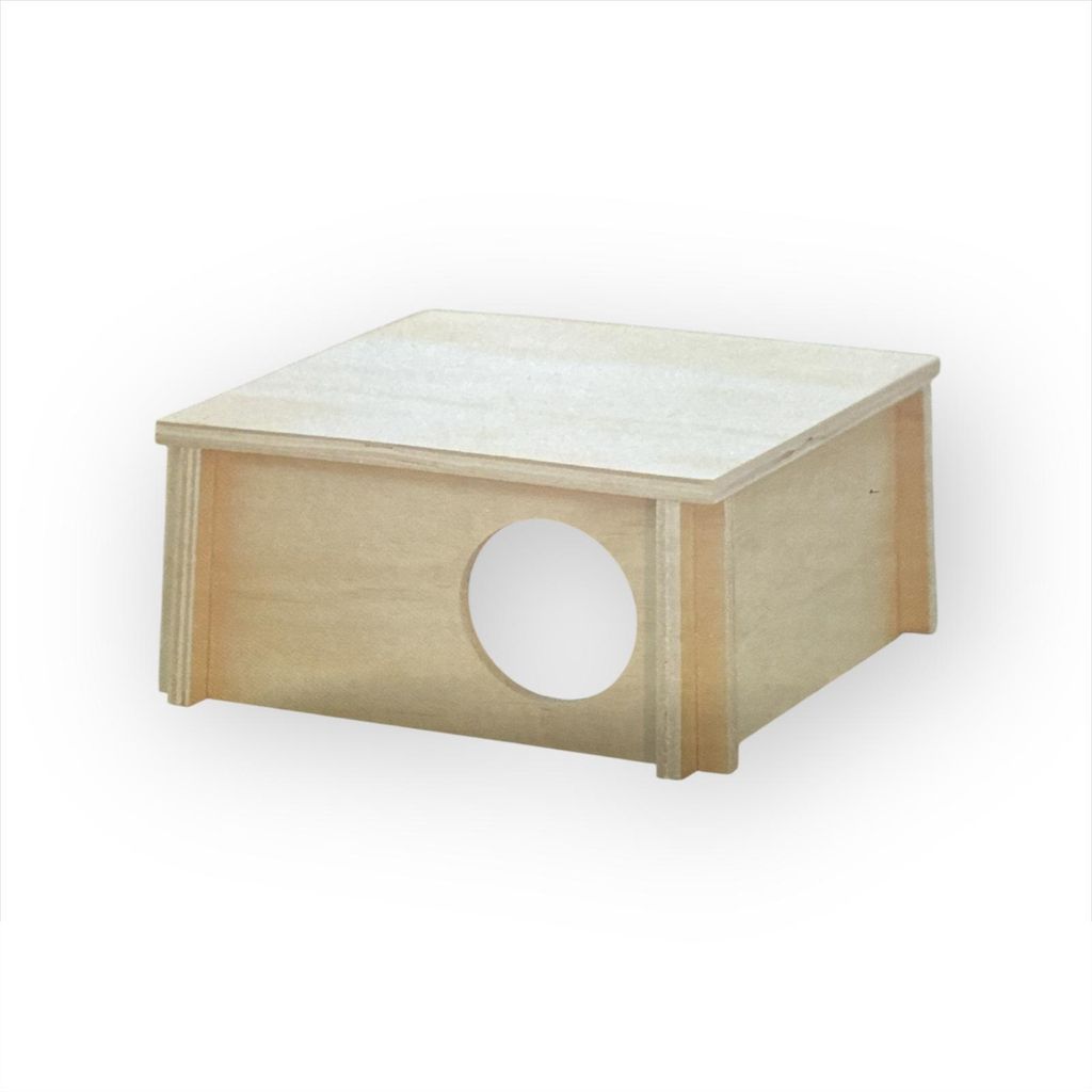 Hamsterhaus aus Holz 20x20x10cm, zerlegt