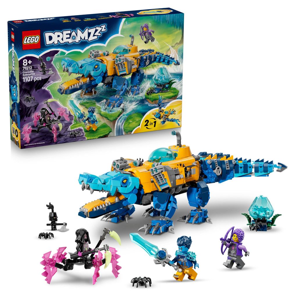 LEGO DREAMZzz Krokodylołódź podwodna, Zestaw do budowania, Zdjęcie produktu 