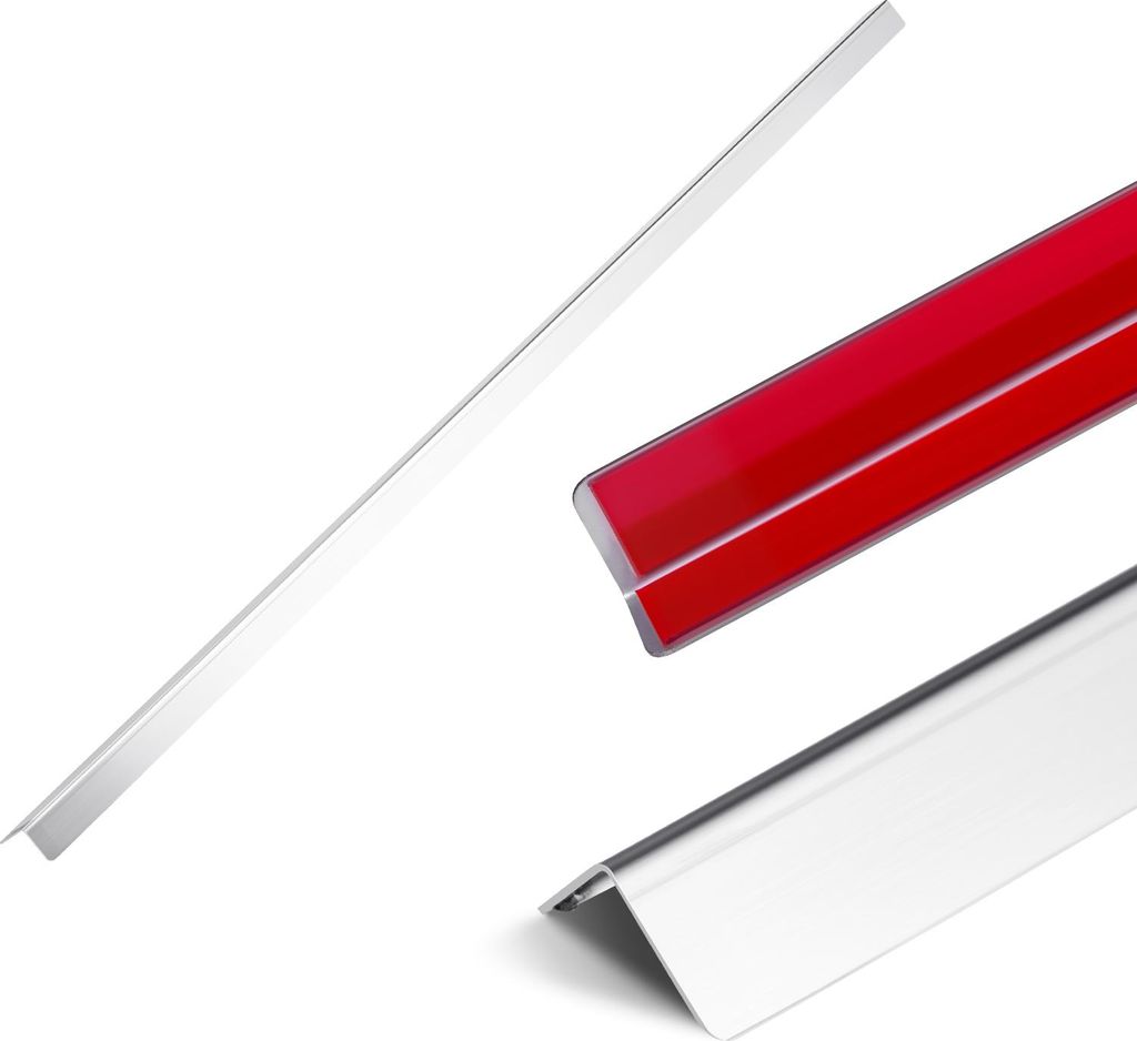 VEVOR Kantenschutz für Wand, 25 x 25 x 1217 mm, 10er-Pack Winkelprofil, Eckenschutz aus Edelstahl, Wandschutz, mit 3M Klebeband, 90-Grad-Winkel,id...