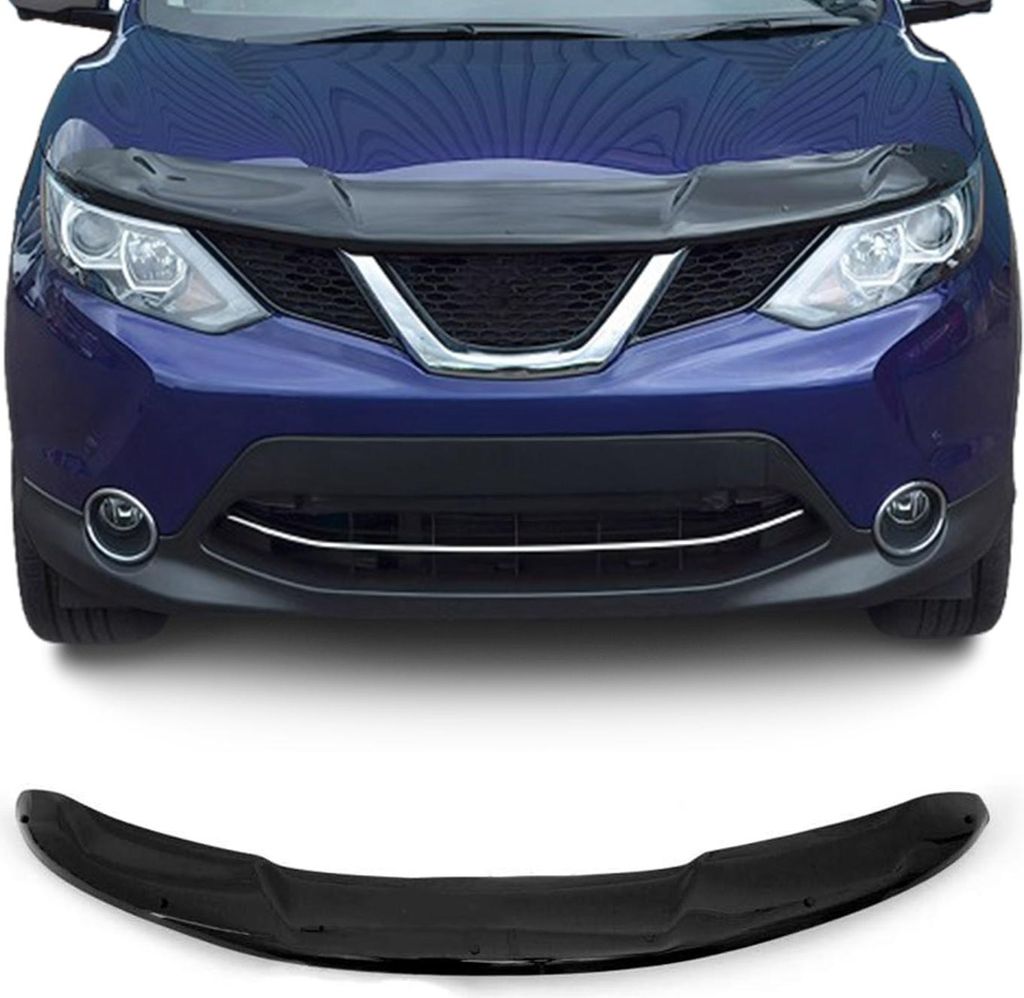Motorhaube Deflektor Insektenschutz für Nissan Qashqai J11 2014-2017 Dunkel