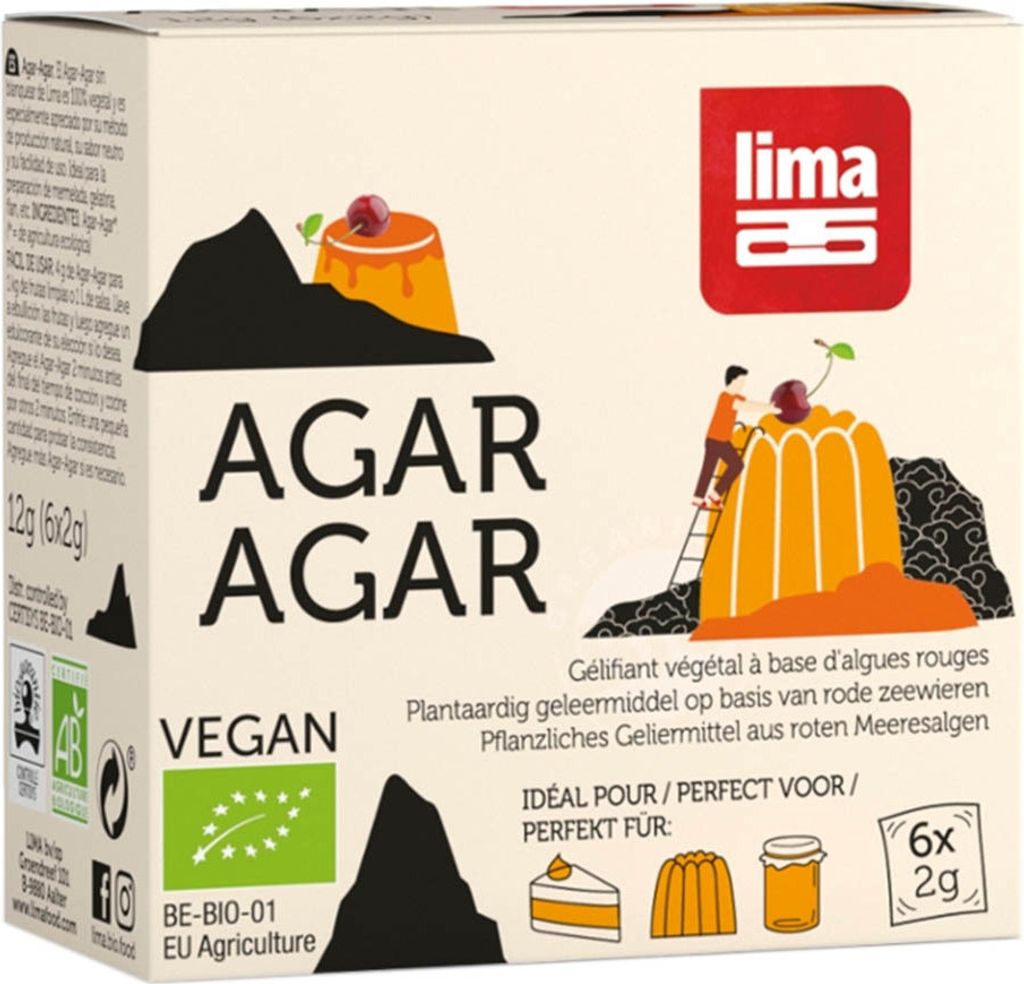 Agar Agar - Pulver 6x2g