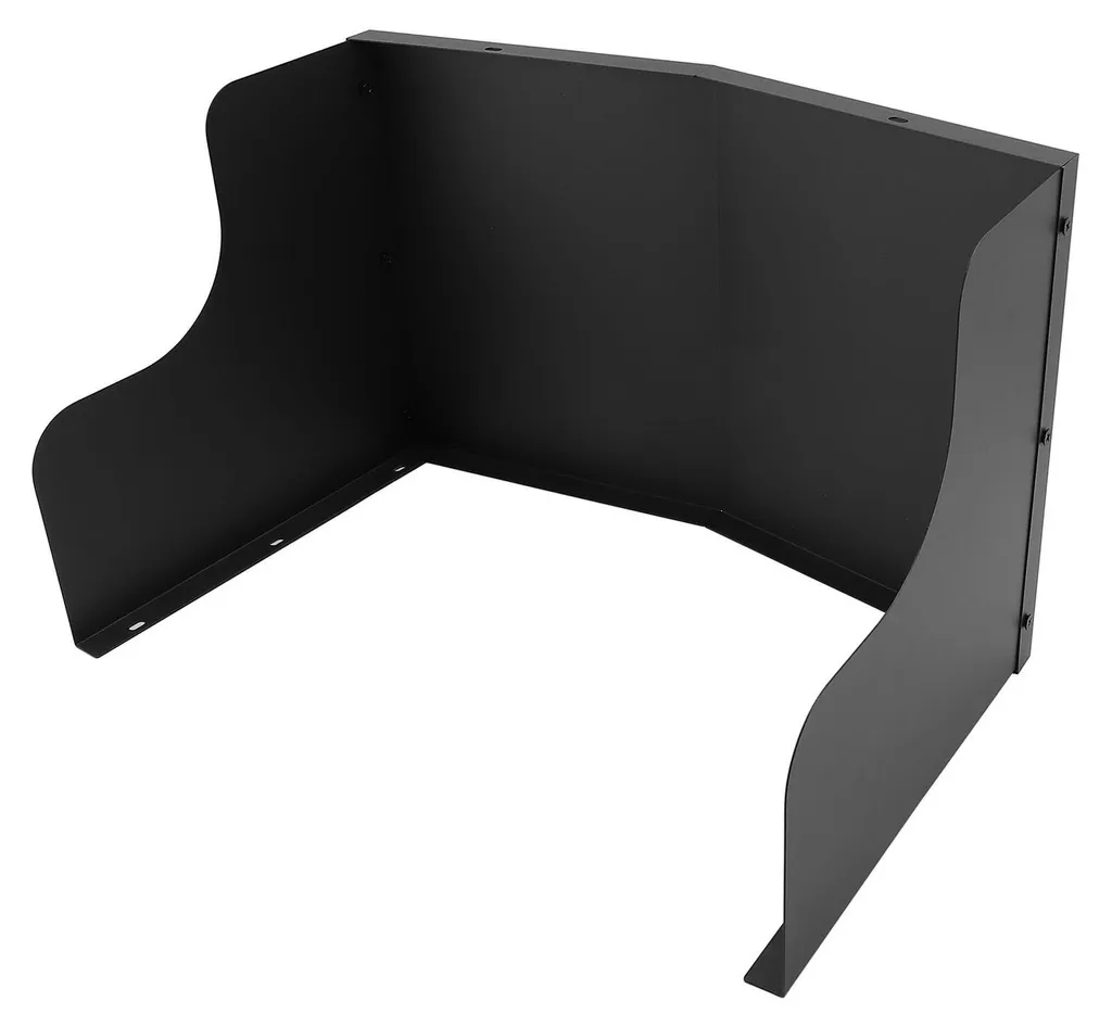 Toit de protection pour borne de recharge EV en acier carbone noir mat - 4