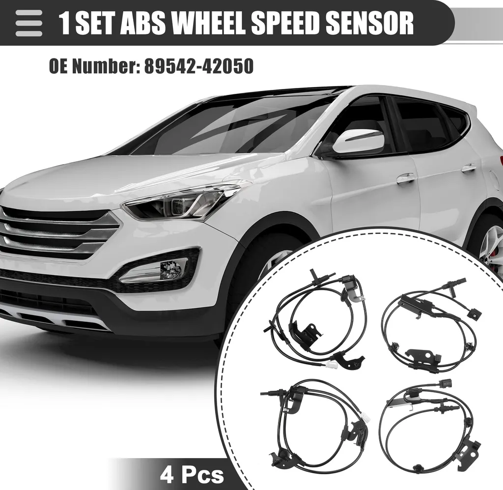 Lot de 4 Capteurs ABS Roue pour Toyota RAV4 4WD Transmission Intégrale