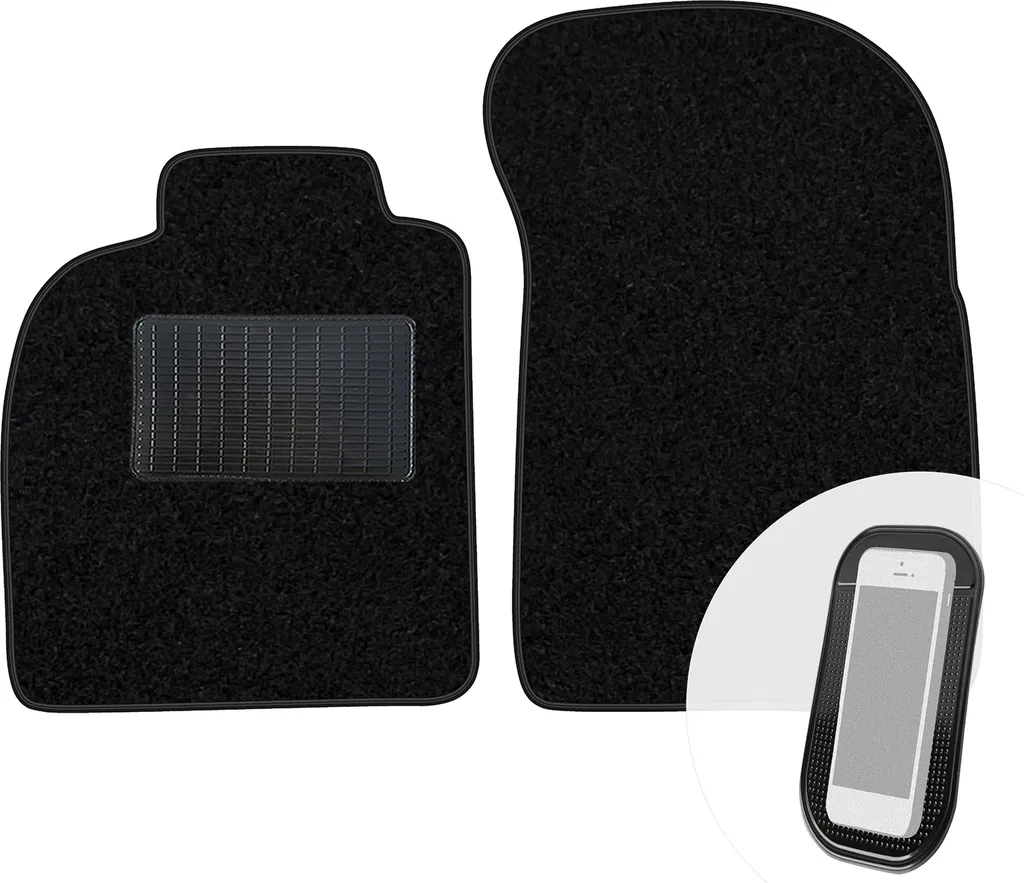 Set 2 Tappetini Anteriori Velours Porsche 911 964 - moto-MOLTICO