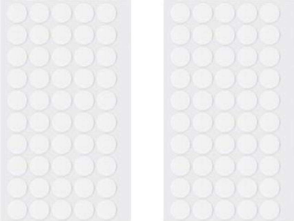100 Stück Klebepunkte Doppelseitig, 15mm Transparente Runde Entfernbare Aufkleber für DIY Heimdekoration Poster Ballon Papier Bürobedarf DIY Bas...