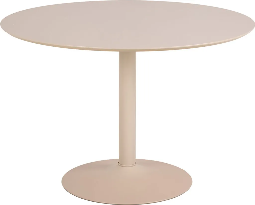 Table de salle à manger carrée Ibiza 110cm coloris Beige sable naturel