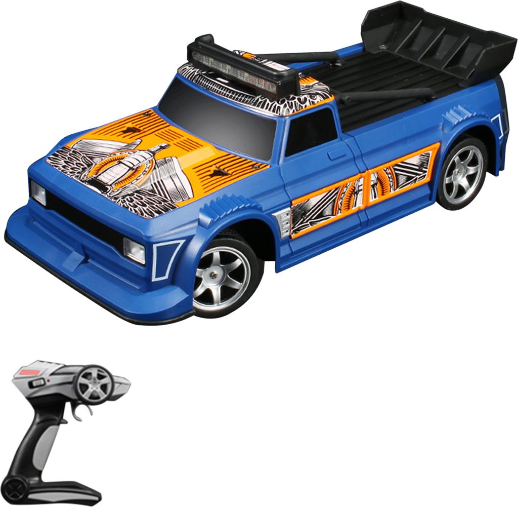 Ferngesteuertes Driftauto, 1/16 ferngesteuertes Auto, 2,4 GHz ferngesteuertes Rennauto, Kindergeschenk fuer Kinder, Jungen, Maedchen, mit LED-Licht