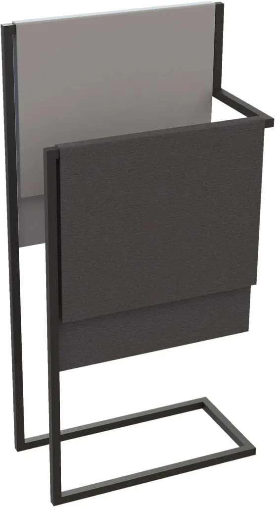 Design Mokko Nero double support noir - Solution gain de place pour TV