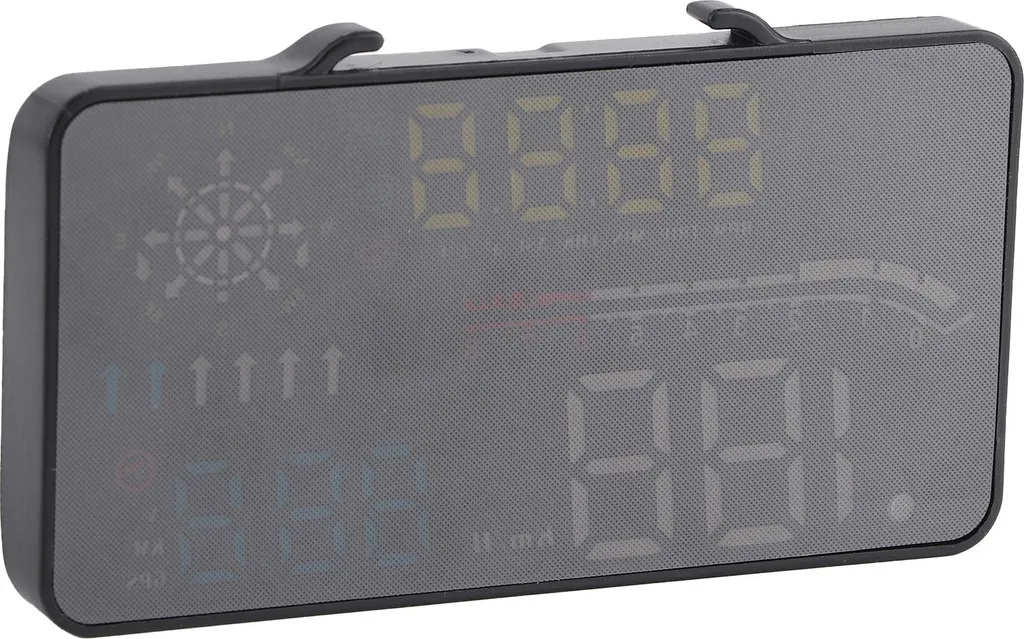 Affichage tête haute HUD OBD2 et GPS universel avec alarmes de vitesse
