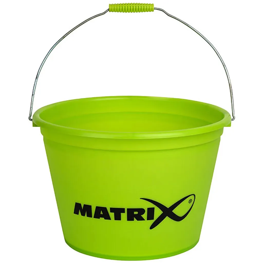 Seau de pêche Matrix Groundbait 25L - Récipient robuste pour amorce