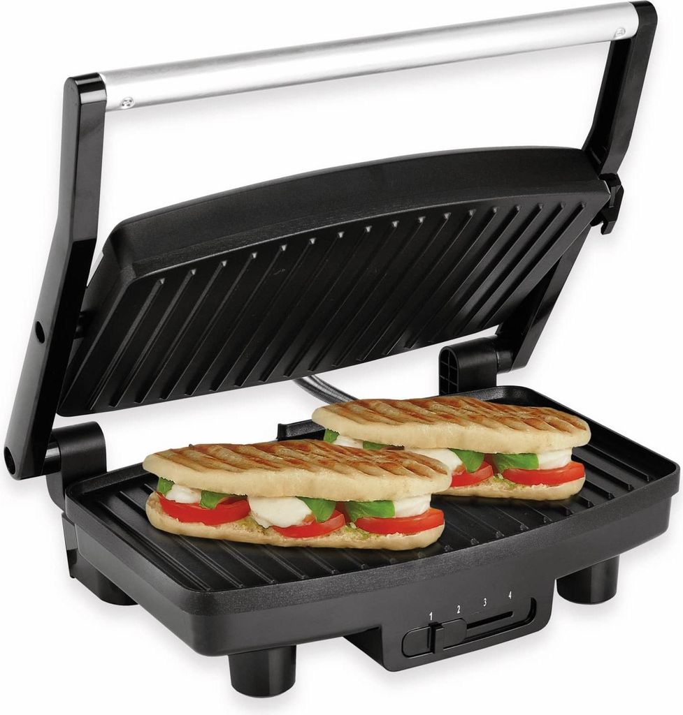 Tristar GR-2856 Kontaktgrill, Schwarz, Edelstahl, Produktbild 
