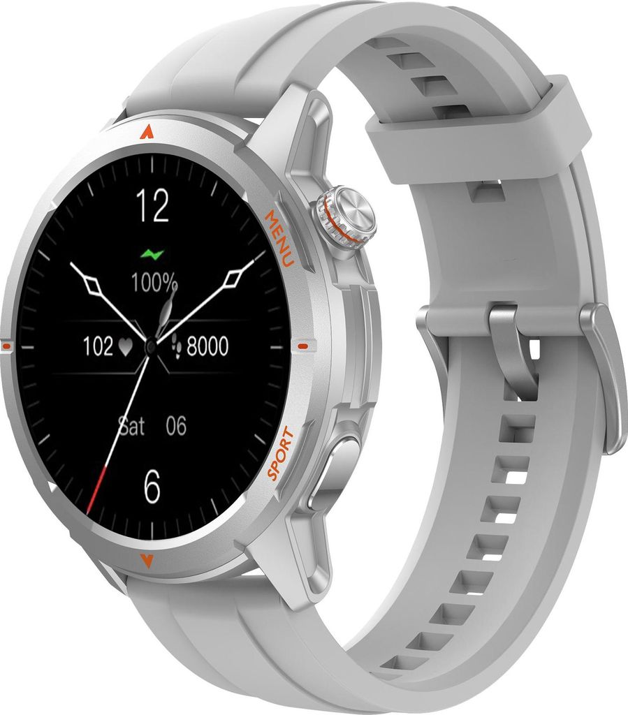 Beafon Watch 601 Smartwatch 1,43' AMOLED GPS IP68 Silber
