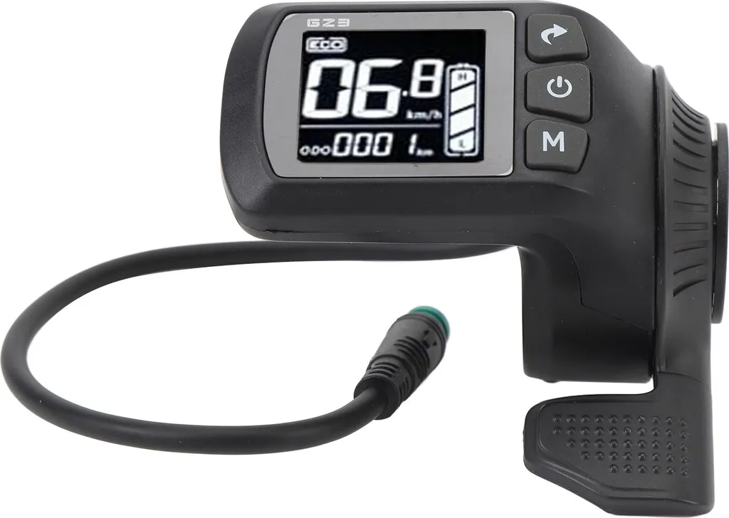 Console d'Affichage LCD pour VAE avec Prise 5 Broches Waterproof IP65