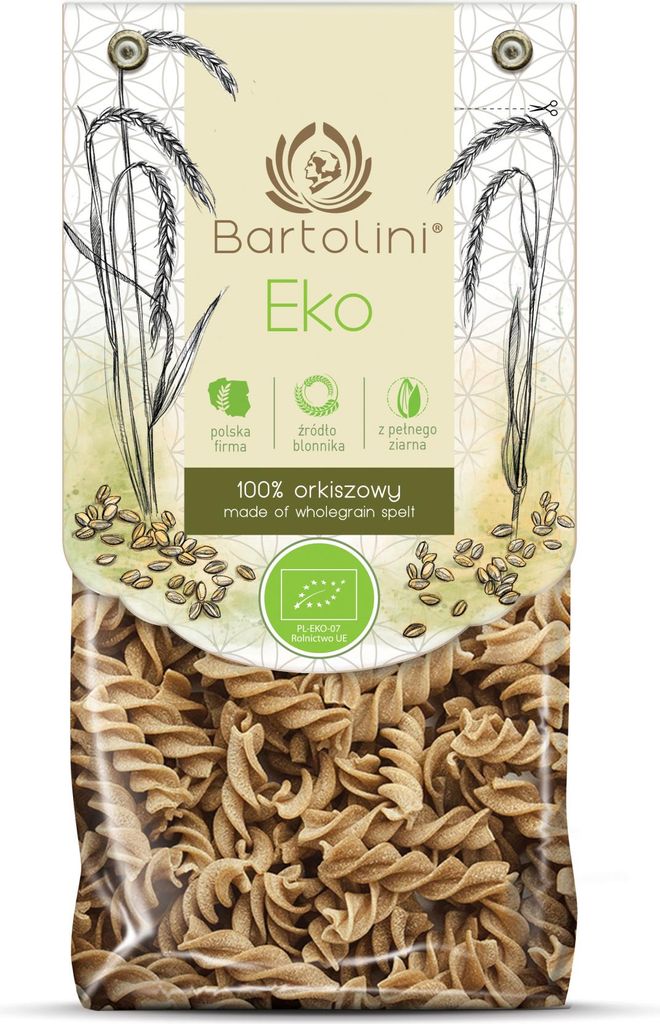 Pasta ecologica di farro Bartolini 250 g Immagine del prodotto 