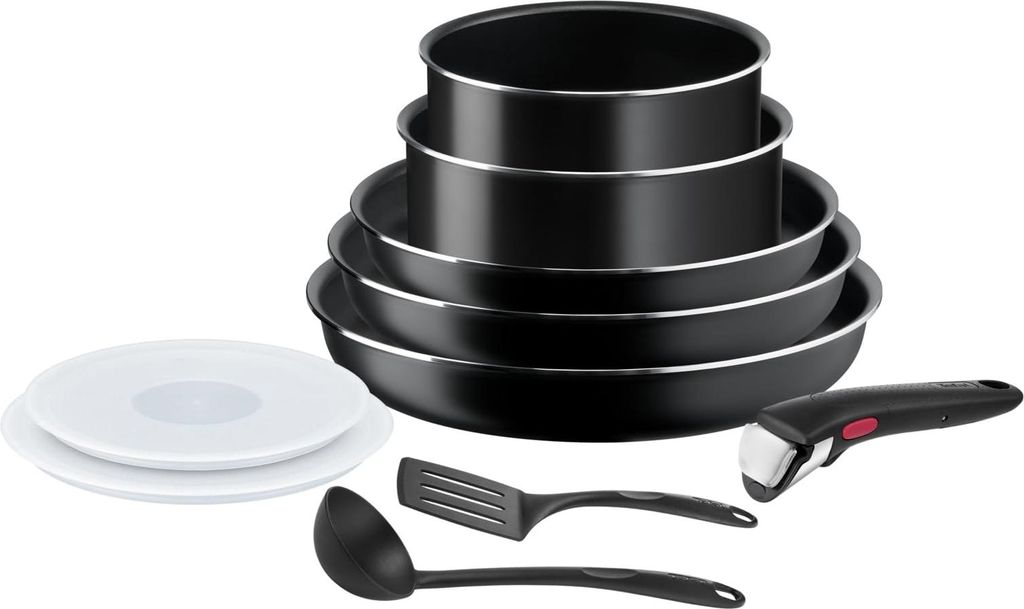 Tefal Ingenio Easy On: 10-teiliges Kochgeschirr für platzsparendes Kochen