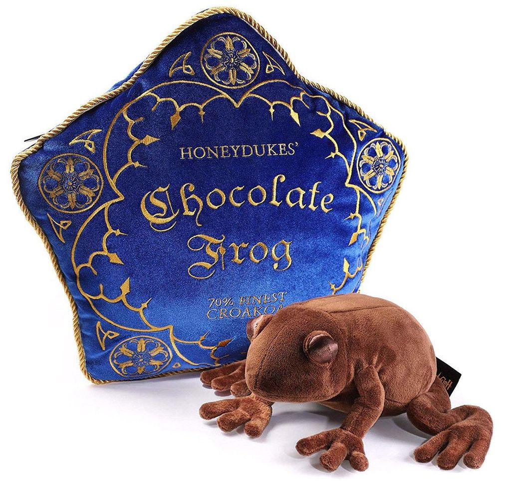 Peluche de rana de chocolate, incluye cojín Imagen del producto 