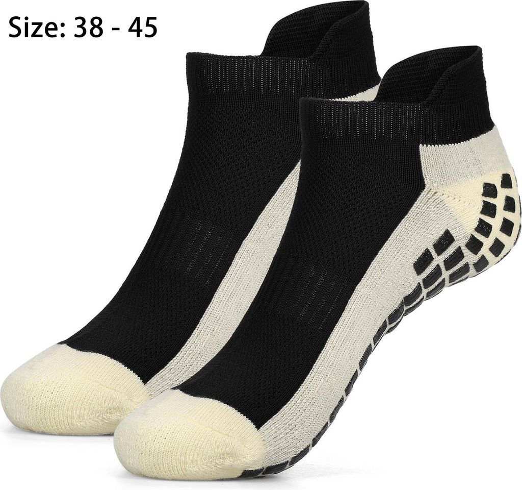 Atmungsaktive Fußball Socken Anti-Rutsch Athletische Knöchel Socken Sport Kurze Socken für Männer Frauen Yoga Fußball Gym