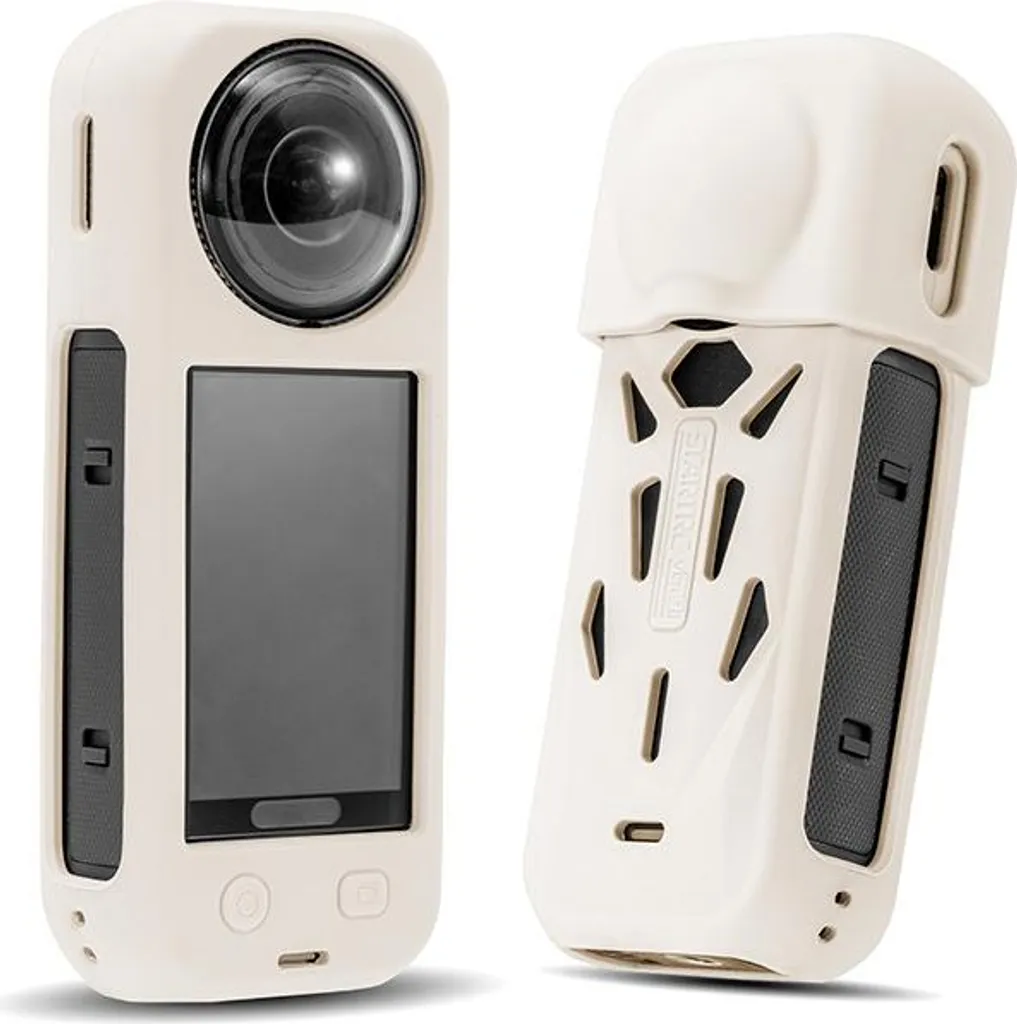 INF Custodia protettiva in silicone per Insta360 X5 - Raffreddamento e protezione dell'obiettivo Bianco - 6
