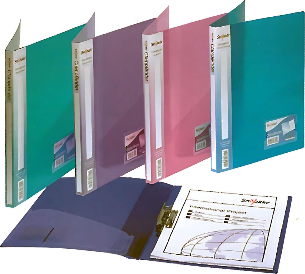 Snopake ClampBinder - Electra Assorted, 10 Stück