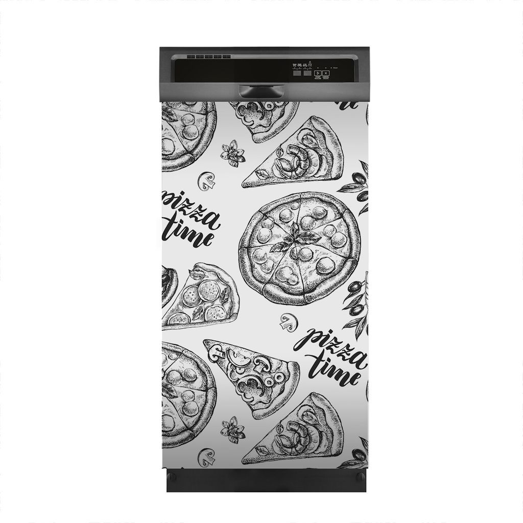 Magnete Dekorative 45x80 cm Küche Magnetmatte Spülmaschine - Pizza Italienische Küche