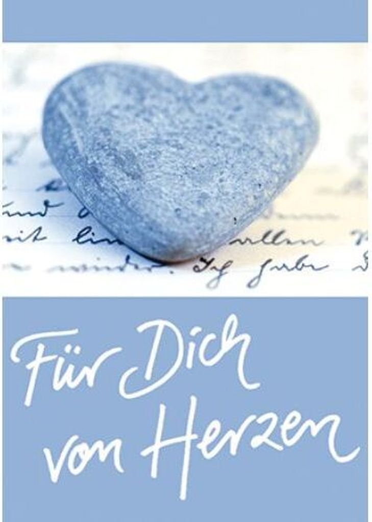 Allgemeine Wünsche Für Dich von Herzen MiniKlammerkarte Blumenkärtc