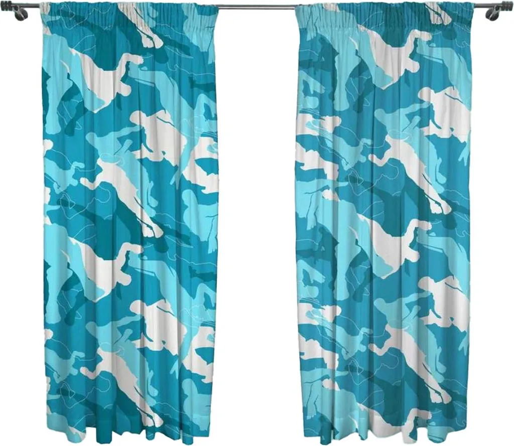Rideaux de chambre enfant Fortnite colorés TC537 avec motifs imprimés