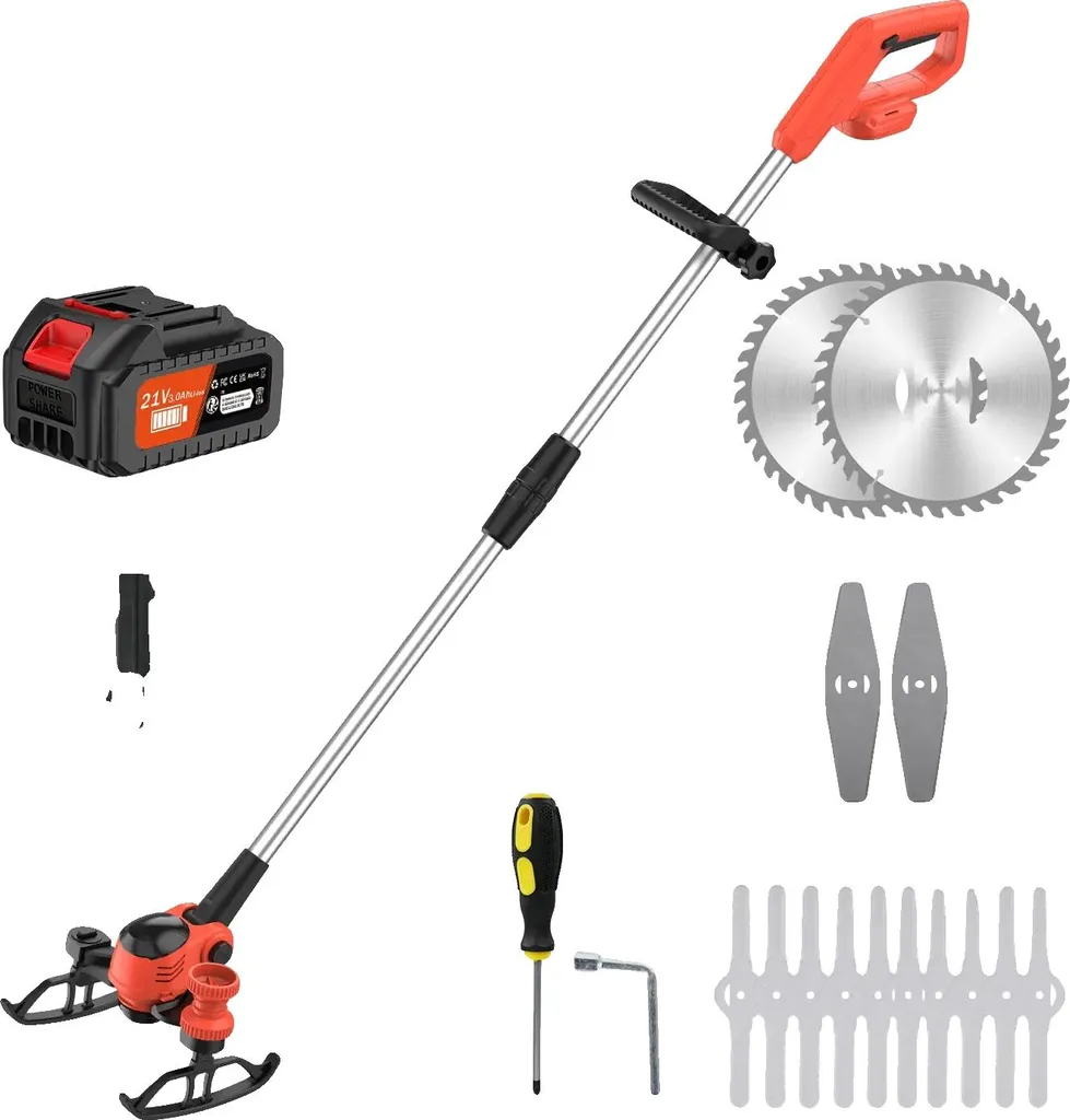 Tosaerba Batteria Arancione - Design Moderno e Taglio Multimodale EU