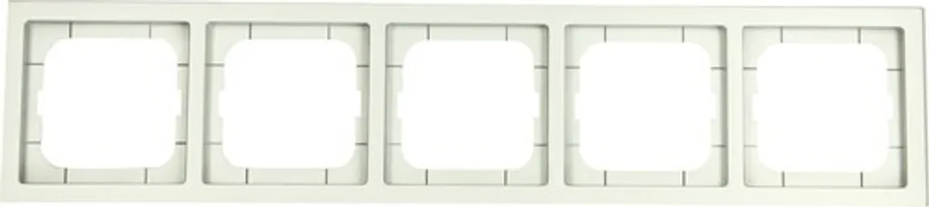 Busch-Jaeger 1754-0-4310 Plaque de Finition 5 Postes Aluminium 1754A4310 - 3