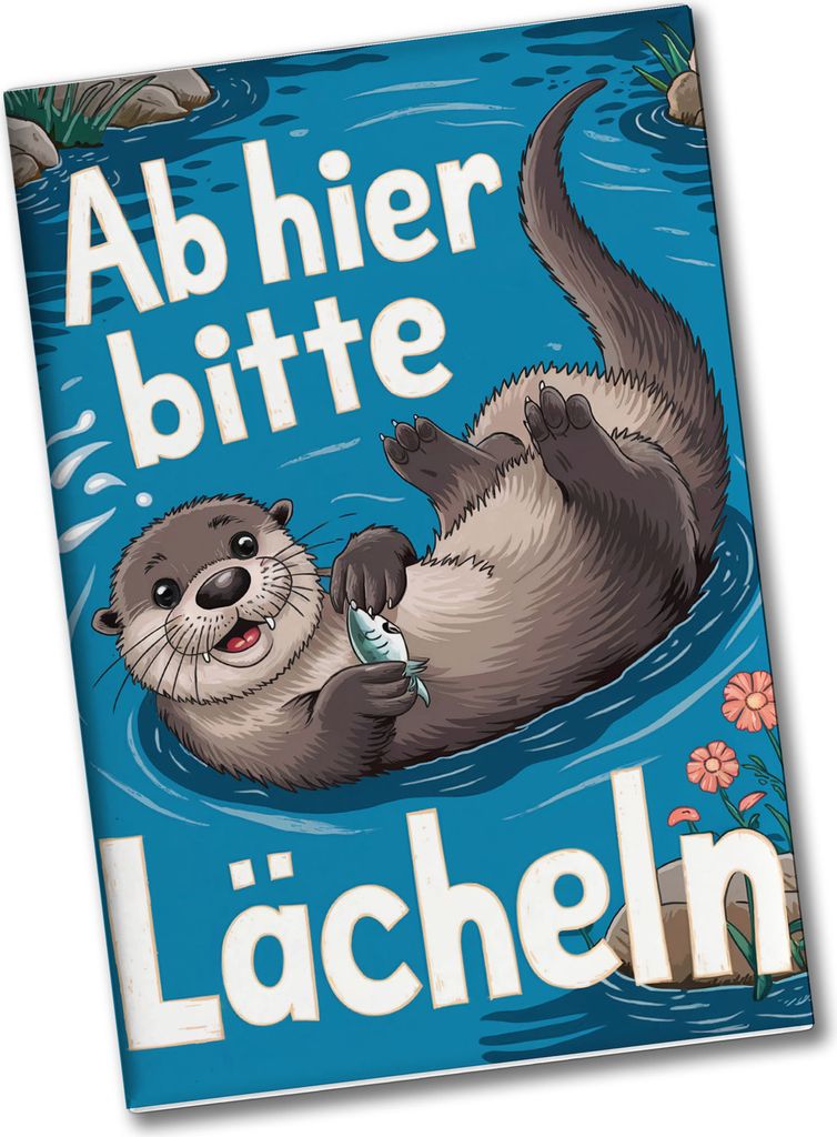 Lachender Otter - Bitte lächeln Souvenir Souvenir Magnet Produktbild 