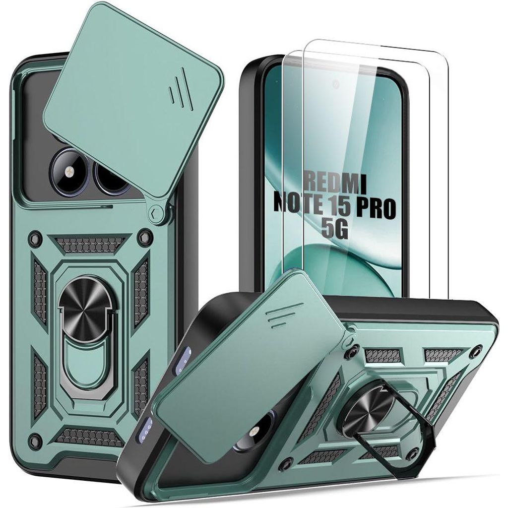 Coque Antichoc + 2 Verres Trempés pour Xiaomi Redmi Note 15 Image du produit 