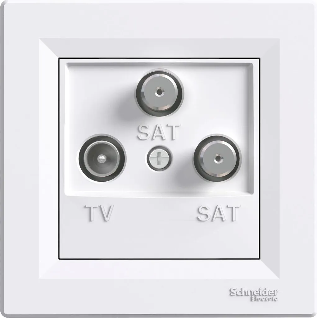 Prise TV-2xSAT Schneider Asfora EPH3600121 : Fini les Pertes Signal
