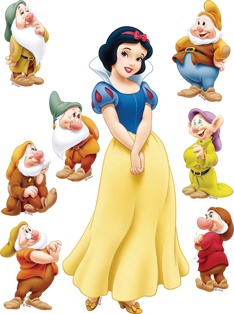 Disney Naklejka na ścianę Królewna Śnieżka Zdjęcie produktu 