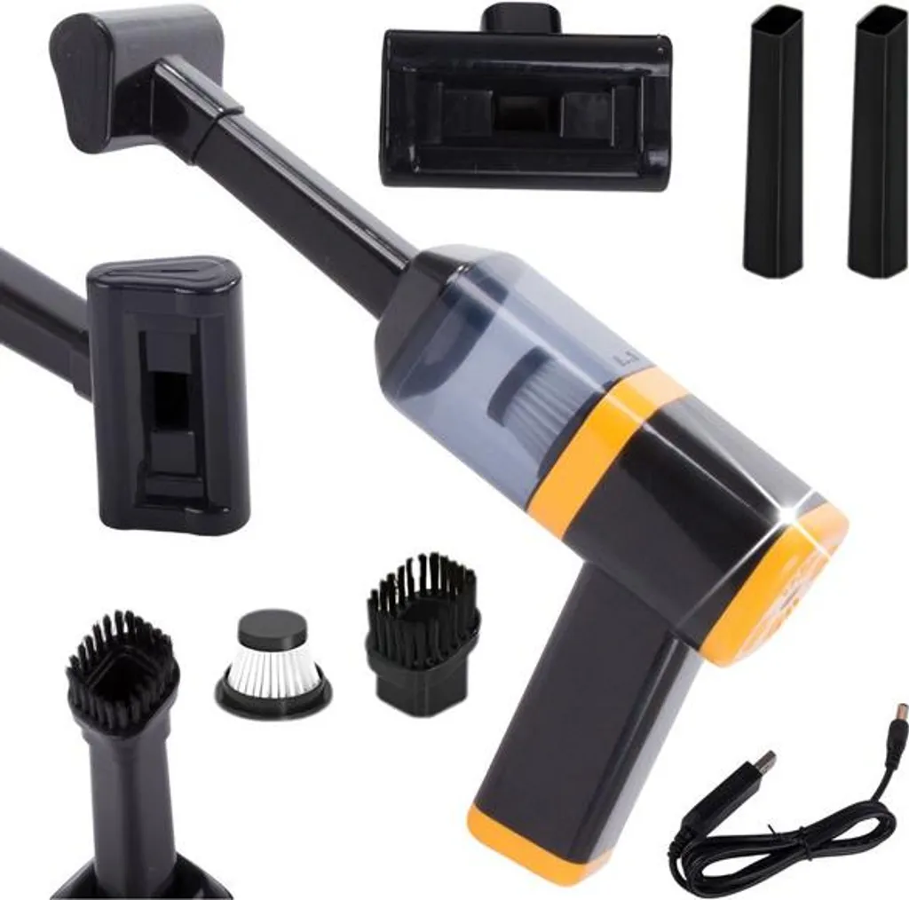 Mini Aspirapolvere Professionale Verk 10086 120W 1800mAh Nero