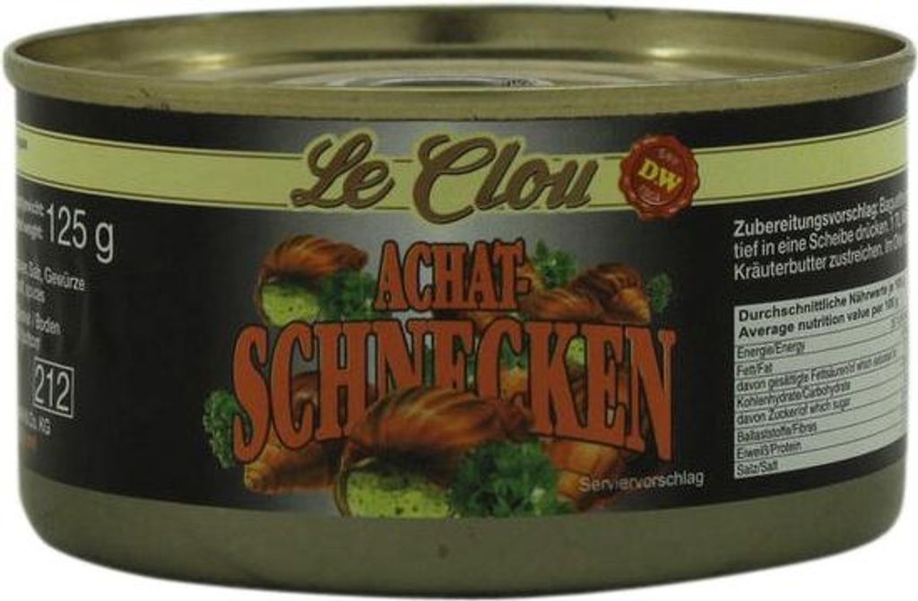Le Clou Achat Schnecken 212ml 2 Dutzend Produktbild 