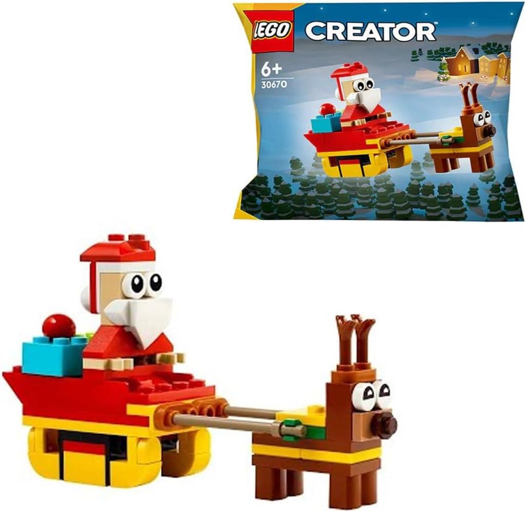 LEGO Creator Jazda na Santových saniach, Stavebnica, 6 rok Obrázok produktu 