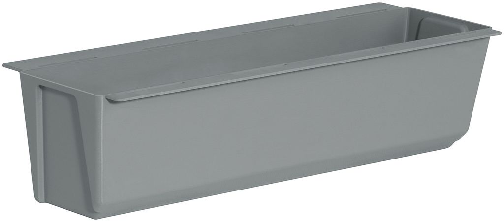 Palettenblumenkasten geli Easy Kunststoff 37 x 10 x 10 cm grau