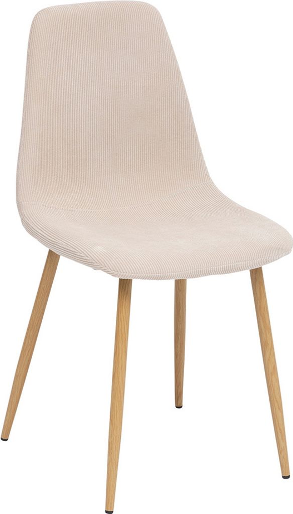Eazy Living Cordstoff Esszimmerstuhl Dorian Beige Produktbild 